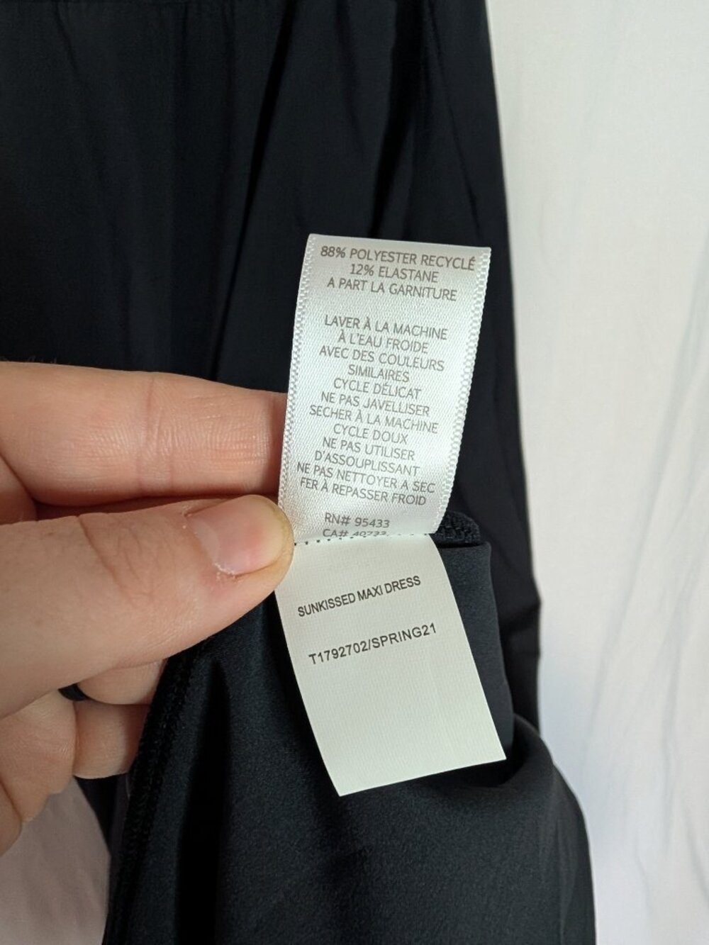 Toad&Co Black Sunkissed Maxi Dress Sleeveless Pocket Womens Large NWT - Picture 13 of 16